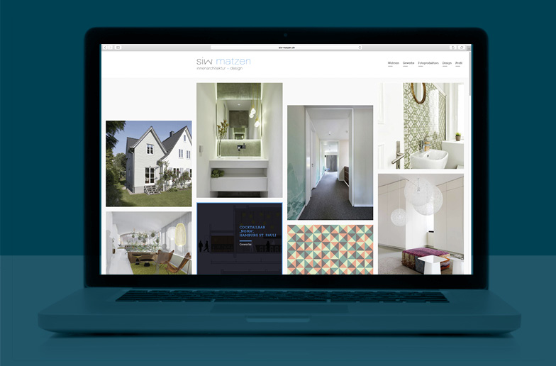 Website Siw Matzen Innenarchitektin